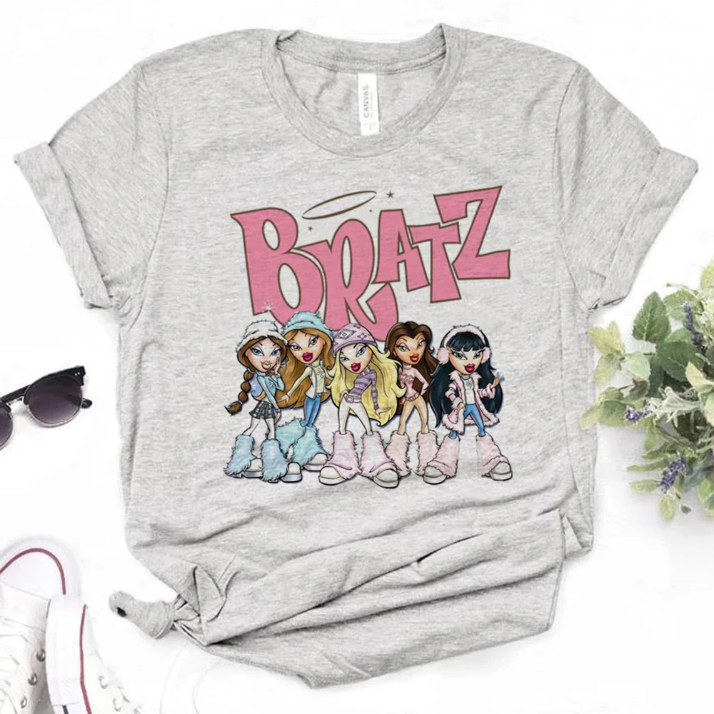 

Bratz tshirt women comic funny Y2K top girl anime y2k graphic clothing