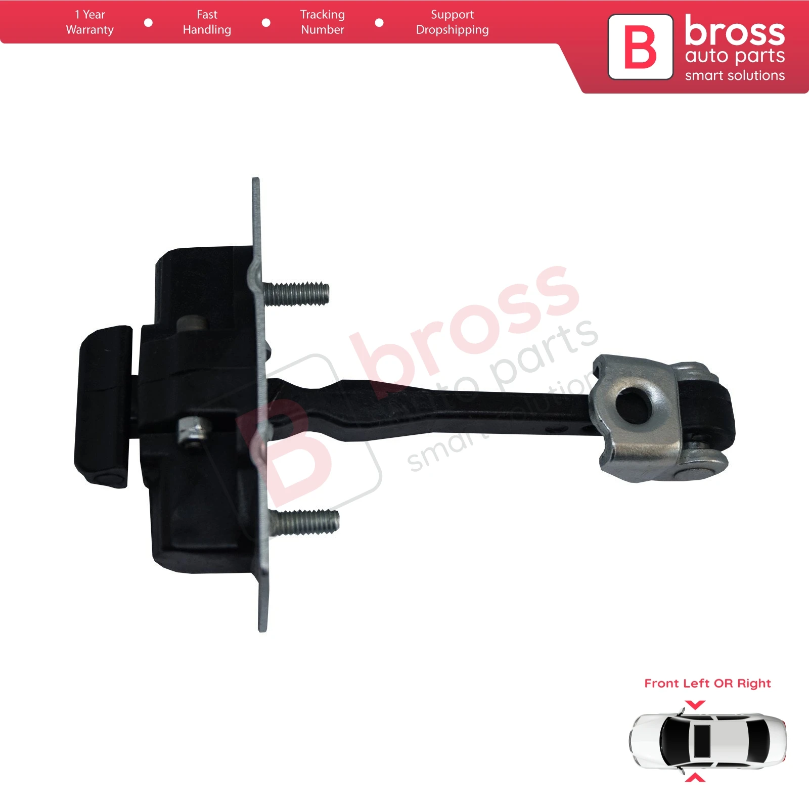 

BDP766 Front Left OR Right Door Catch Hinge Brake Stop Check Strap Limiter 9675585080 for Citroen C-Elysee Peugeot 301 2012-On