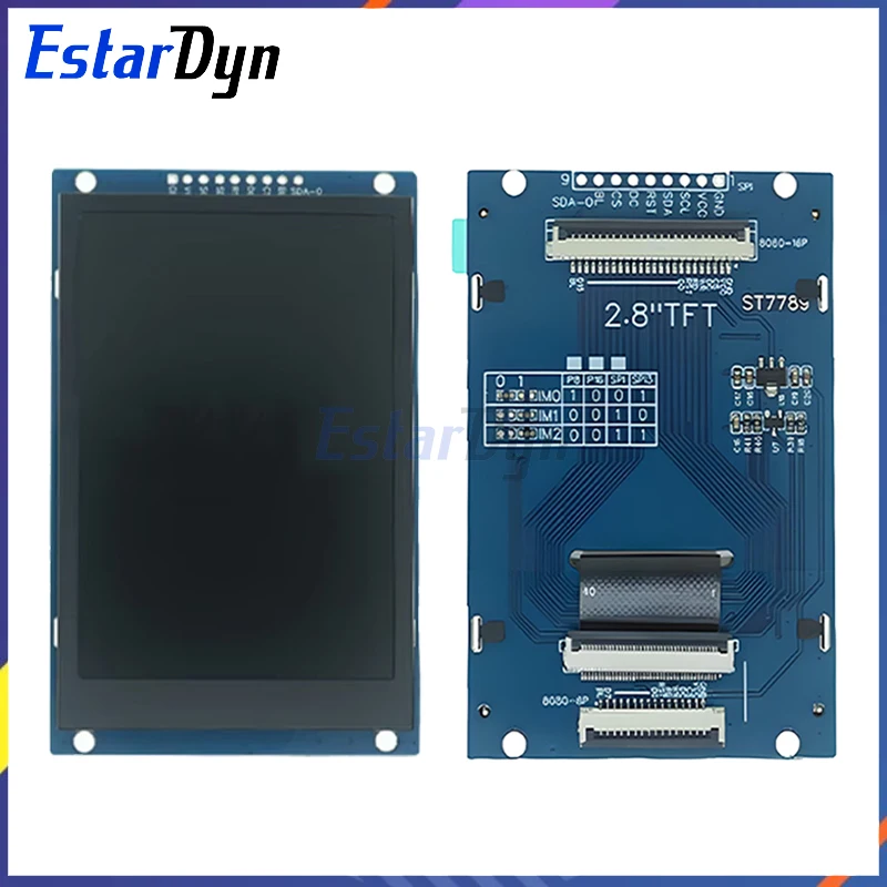 Estardyn 2,8 ST7789V TFT ЖК-дисплей 240x320 широкий обзор SPI/8/16-битный модуль параллельного интерфейса для Arduino Raspberry Pi DIY