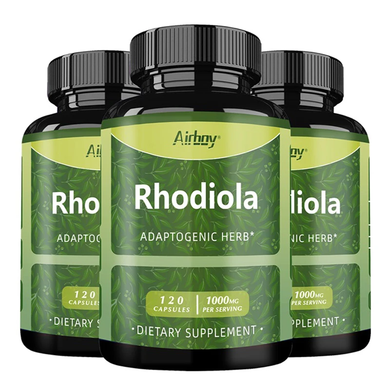 

Rhodiola Supplement - Improves Athletic Performance, Endurance, Mood and Motivation, Relieves Anxiety & Improves Mood