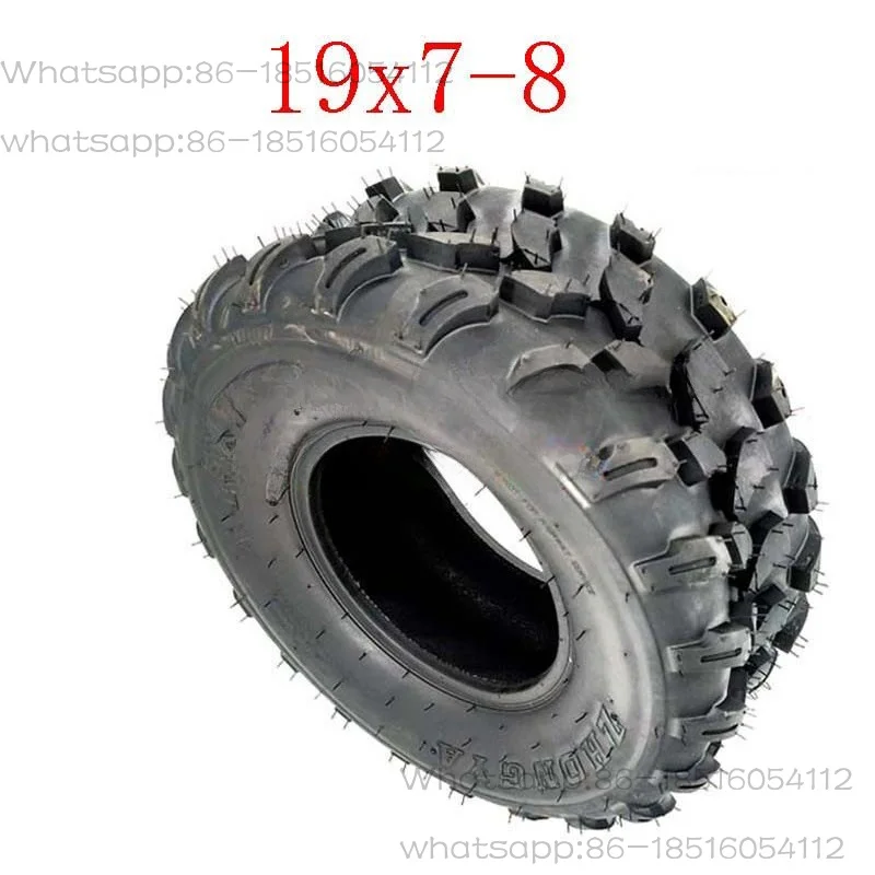 カートアクセサリー、大型-小型atv用19x7-8-18x950-8インチタイヤアルミ合金ホイール