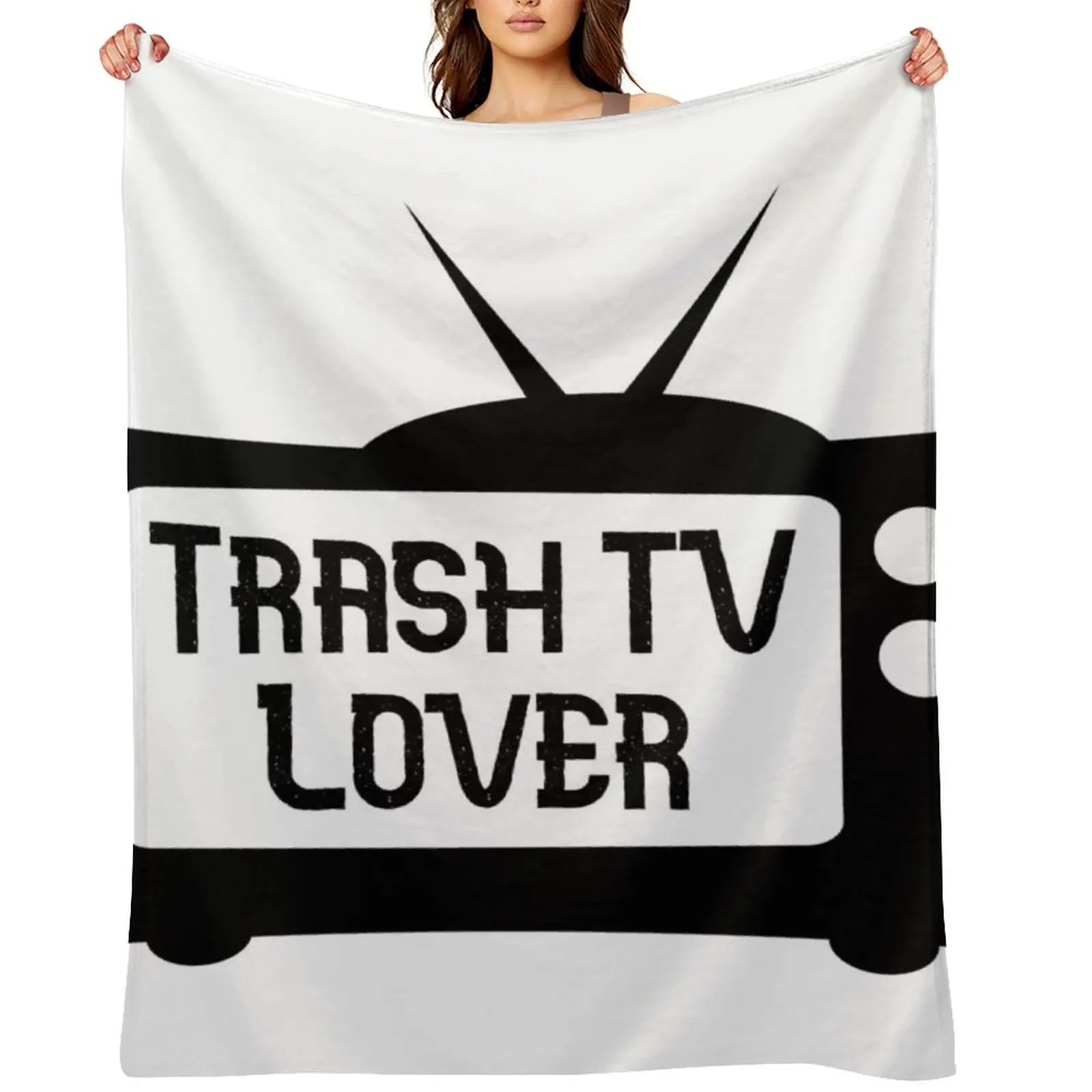 

Trash TV Lover Throw Blanket Moving Soft Beds christmas decoration Weighted Blankets