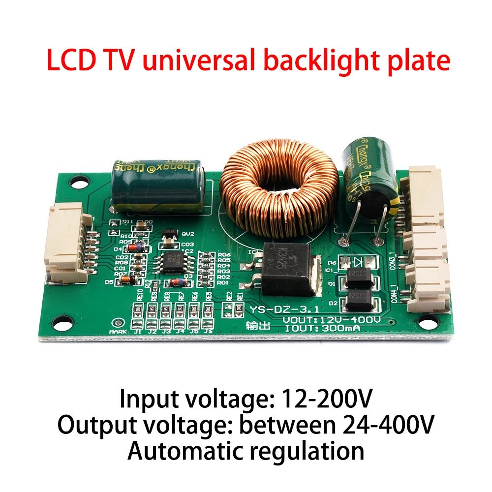 Universal LCD Driver Board 14-65 inch LED TV Backlight Constant Current Driver Module 12-200V to 24-400V Boost Step Up Adapter