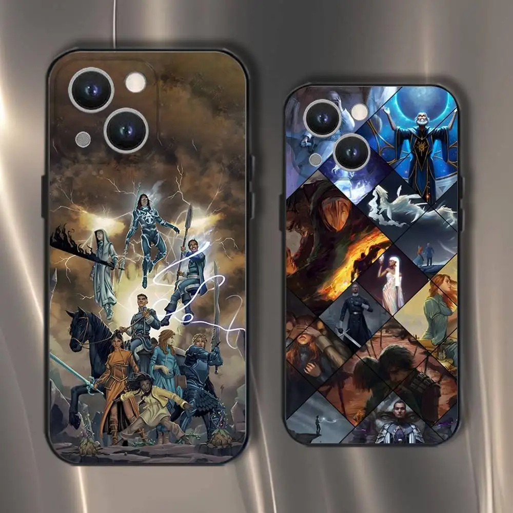 

The Stormlight Archive Knights Phone Case For iPhone 16,15,14,13,12,11,Pro,XS,Max,XR,Plus,E,SE4,Mini Black Soft Cover