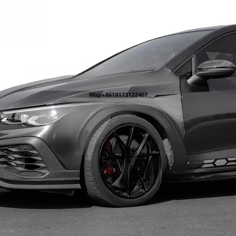 

High Fitment ST Style Carbon Fiber Front Fender Body Kit for Golf 8 GTI R R Line MK8