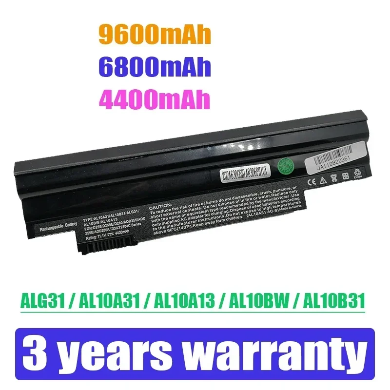 

NEW Battery for Acer AL10A31 AL10B31 AL10BW AL10G31 Packard Bell Dot SE3