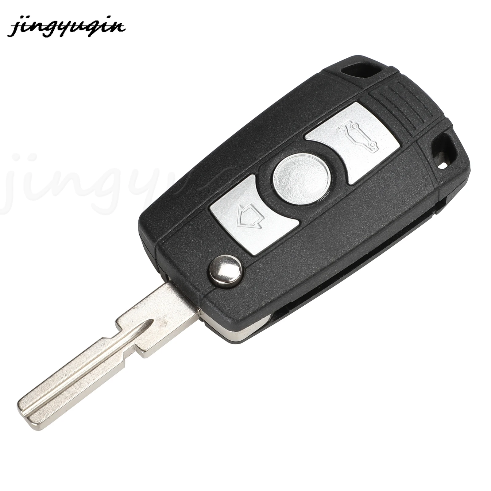 jingyuqin 3 Buttons Modified Remote Key Shell For BMW E36 E38 E39 E46 E53 E60 E61 E63 E64 E81 E83 E86 1/3/5/7 Series X3 X5 Z3 Z4