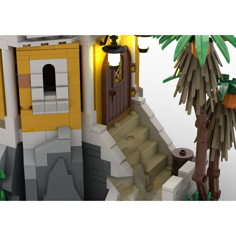 القراصنة نموذج Moc اللبنات وحدات كوف طبعة جديدة نموذج التكنولوجيا الطوب DIY بها بنفسك الجمعية عطلة البناء مجموعات الالعاب الهدايا