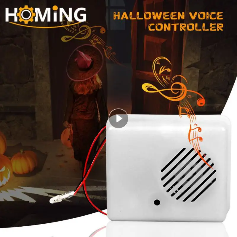 Halloween Sound Sensor Scream Speaker Horror Screaming Tricky Voice-activated Props Scary Sound Sensor For Party Decoration