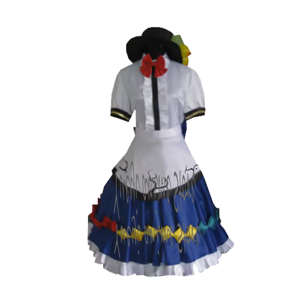Disfraz de Cosplay personalizado de Touhou Hinanawi Tenshi, vestido de juego de rol para fiesta de Halloween