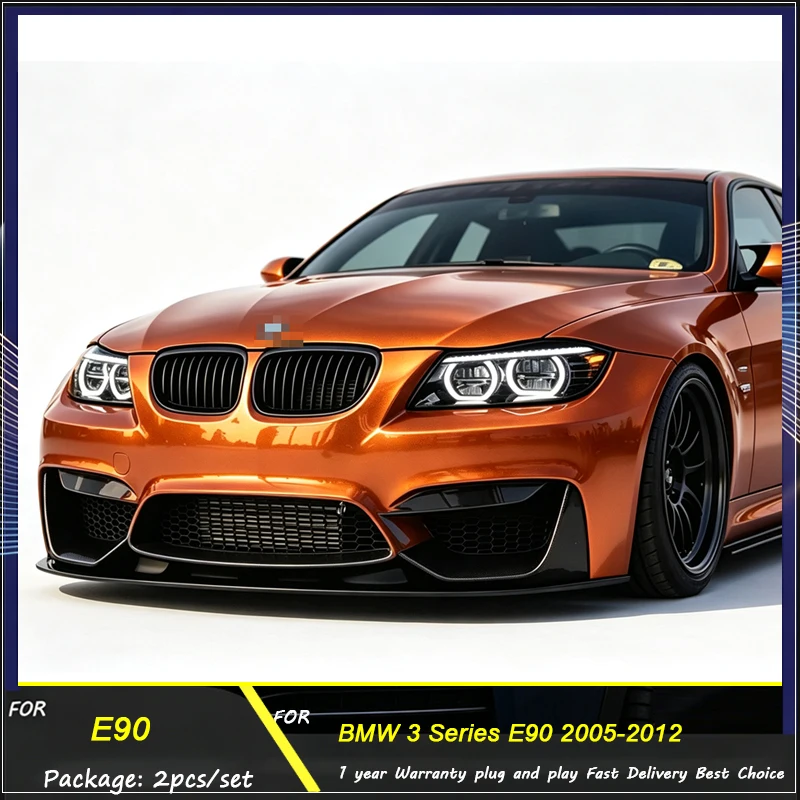 Head Lamp for BMW E90 LED Headlight 2005-2012 Headlights 320i 325i 318i DRL Turn Signal High Beam Angel Eye Projector Len