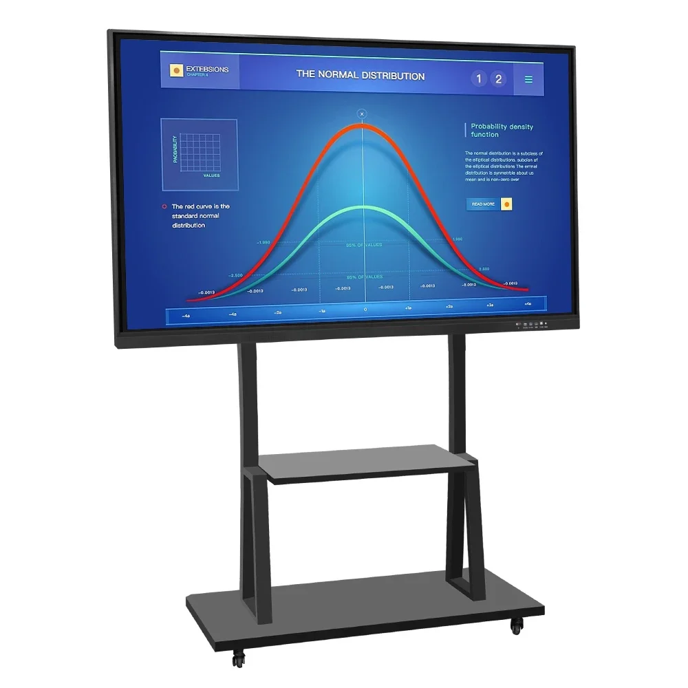 teaching pen/finger tou ch  16:9 3840*2160 86inches interactive whiteboard for classroom