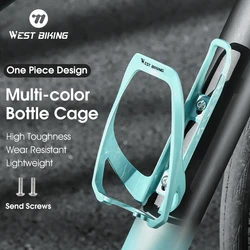 Bicicleta OCIDENTAL-Multicolor Water Bottle Cage, Suporte Leve, Uma Peça, MTB, Road Bike, Drink Cup Stand, Ciclismo