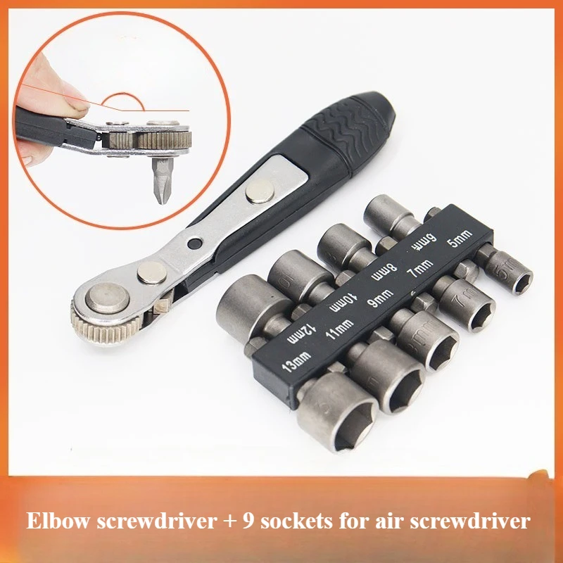 

1/4Mini 36 Ratchet Screwdriver for Bits jogos de chaves ferramentas universal wrench Fist Driver atchet set magnetic