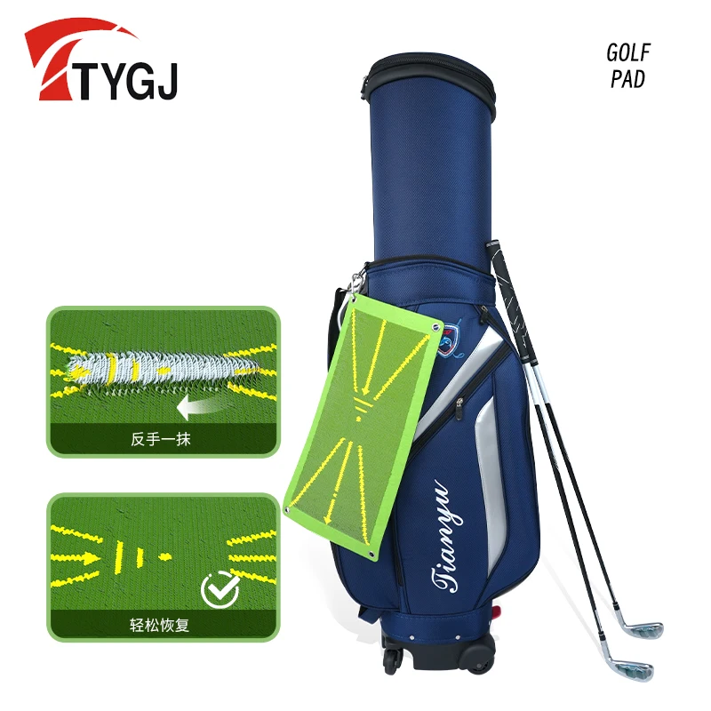 

TTYGJ Golf Swing Trajectory Training Pad Hitting Track Training Pad Beginner Training Direction Detection Pad