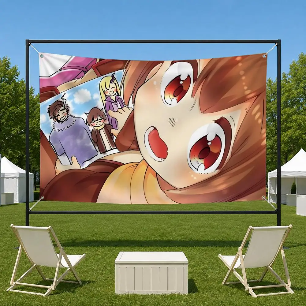 T-The Demon Kings Daughter Flags HD Printed Hanging Banner For Yard Camping Indoor Livingroom Wall Home Festival Party Decor