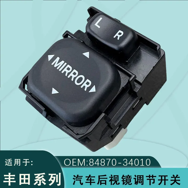 For Toyota RAV4 Highlander Prius Tantu Yaris Rearview Mirror Adjustment Switch 84870-34010 Auto Parts