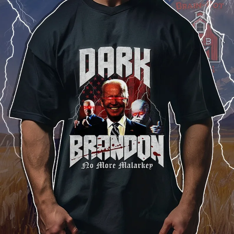 Dark Brandon Shirt Joe Biden Funny Design Retail Fit America