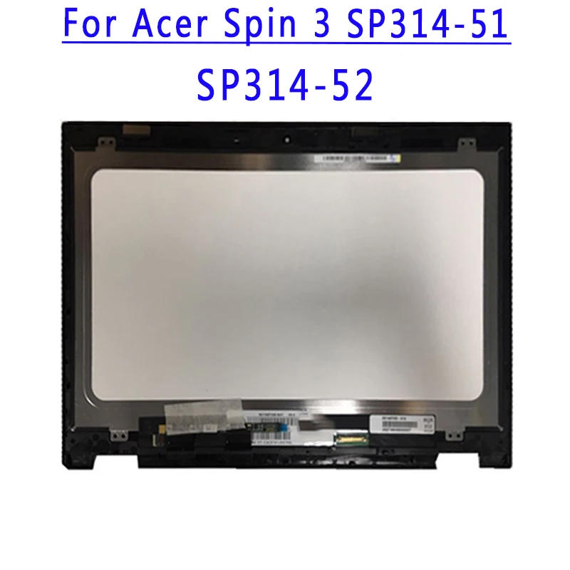 14.0 inch 1920X1080 IPS FHD 30PINS EDP 60HZ LCD Screen Assembly With Touch For Acer Spin 3 SP314-51 SP314-52 SP314-54