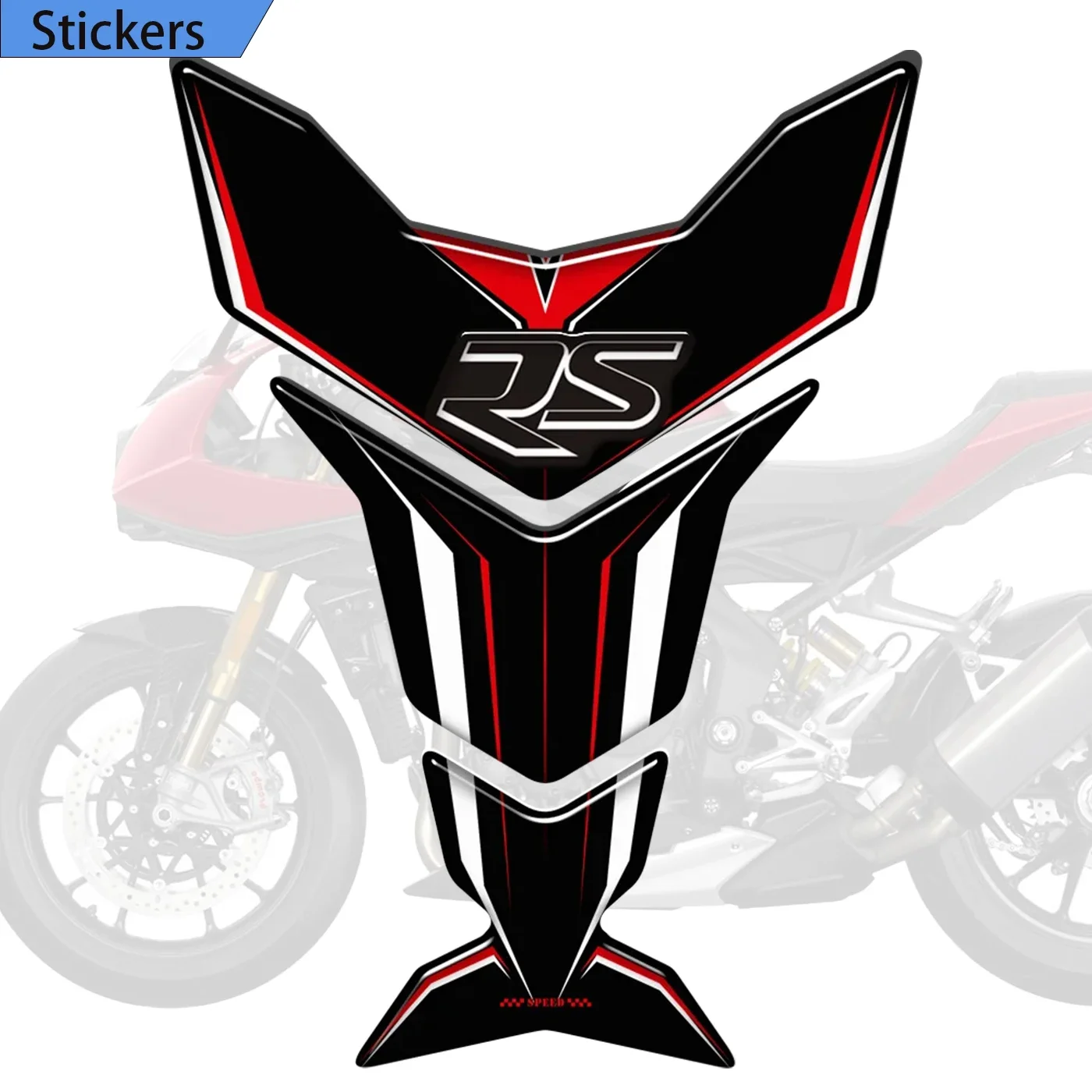 

Motorcycle For Triumph Street Triple Daytona 675 765 R RS Gas Fuel Oil Kit Knee Fish Bone Tank Pad Protector Decalss