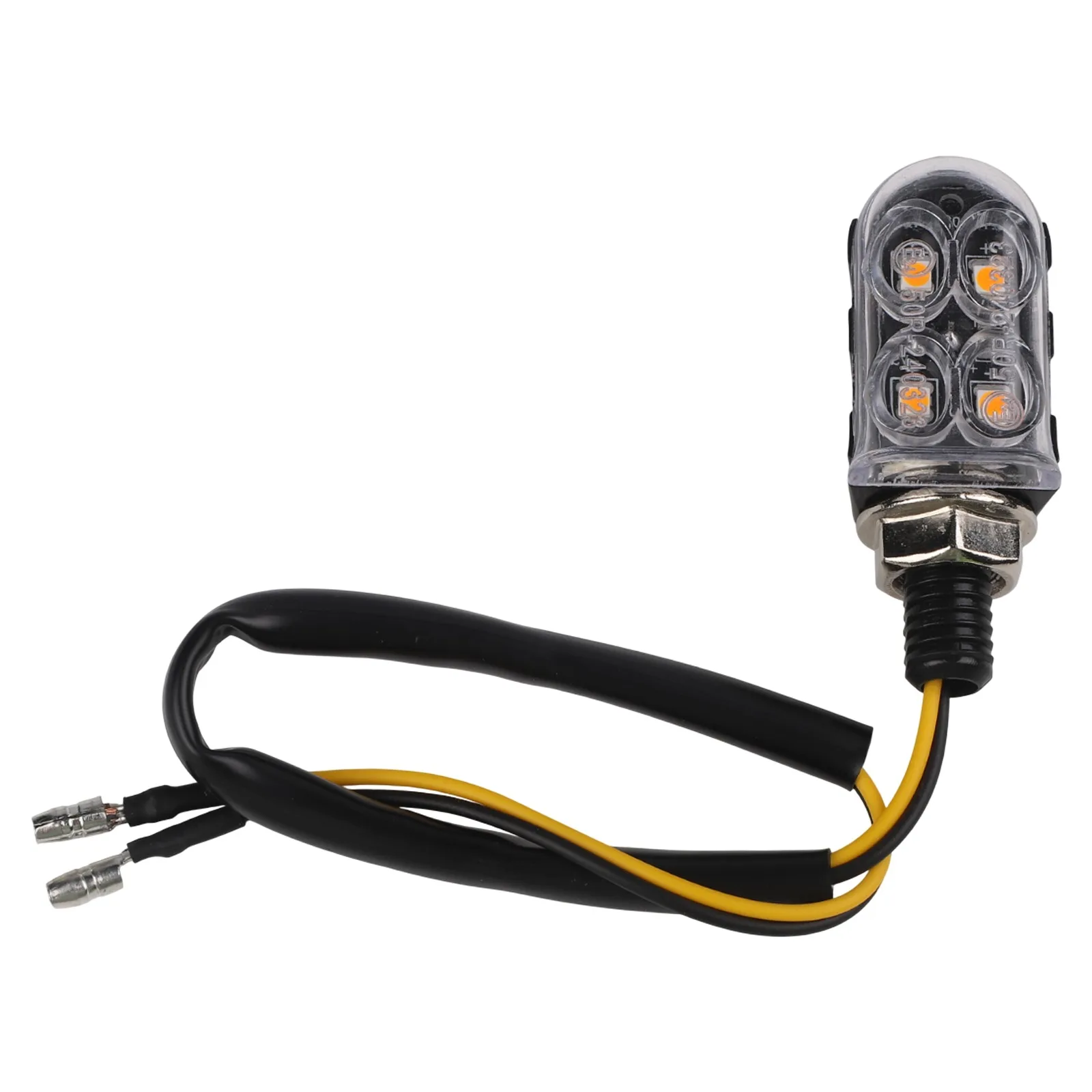 Motorcycle Safety Motorcycle Turn Signals Amber Tail Light Bright Amber Light Compact Design Long-lasting Performance