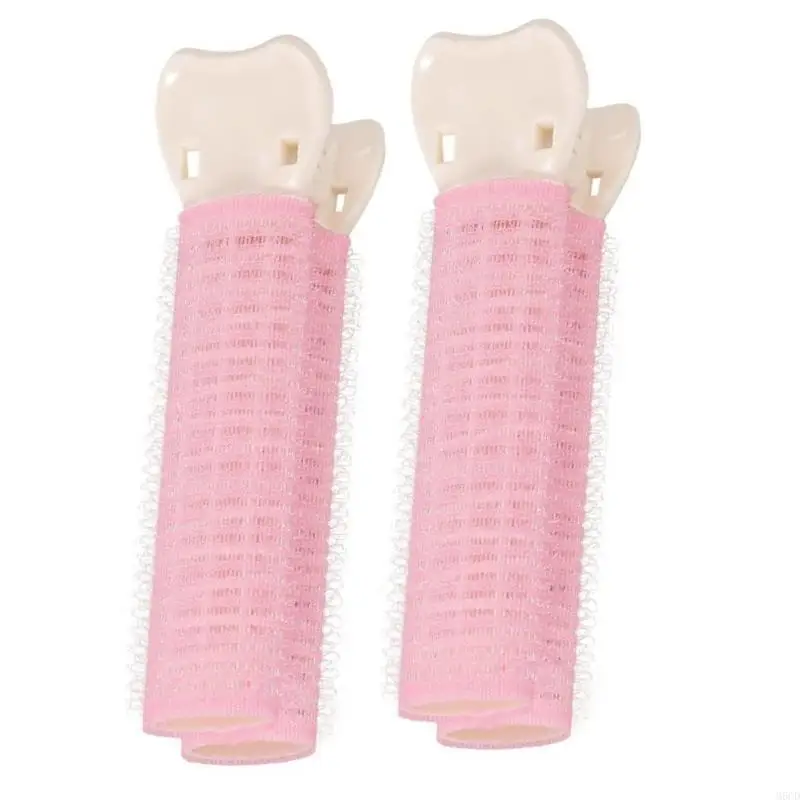 

M6CD 2pcs Volumes Hair Curler Curly Hair Roller and Culer Bangs Hair Styling Clip for Women Girls Easy Styling Without Heat