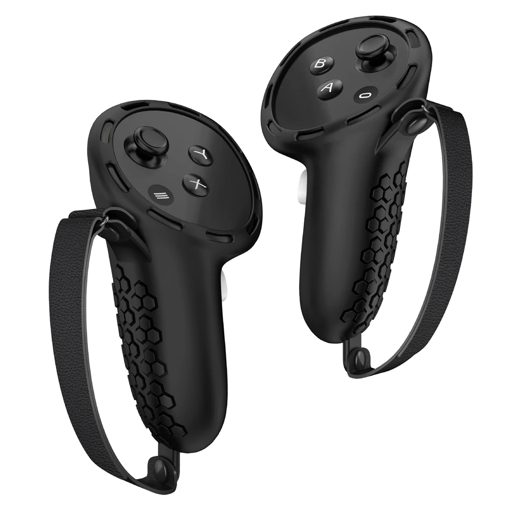 Lidar com Capa Protetora para Meta Quest 3, Anti-Colisão, Controlador de Toque, Capa de Silicone, Handle Grip, VR Óculos Acessórios, Novo