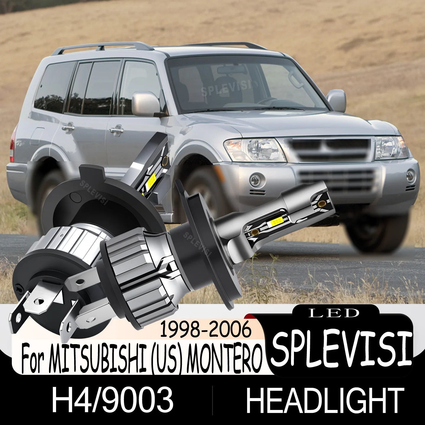 

Мощный луч, простая установка, светодиодная фара 9003 для MITSUBISHI (США) MONTERO 1998, 1999, 2000, 2001, 2002, 2003, 2004, 2005, 2006