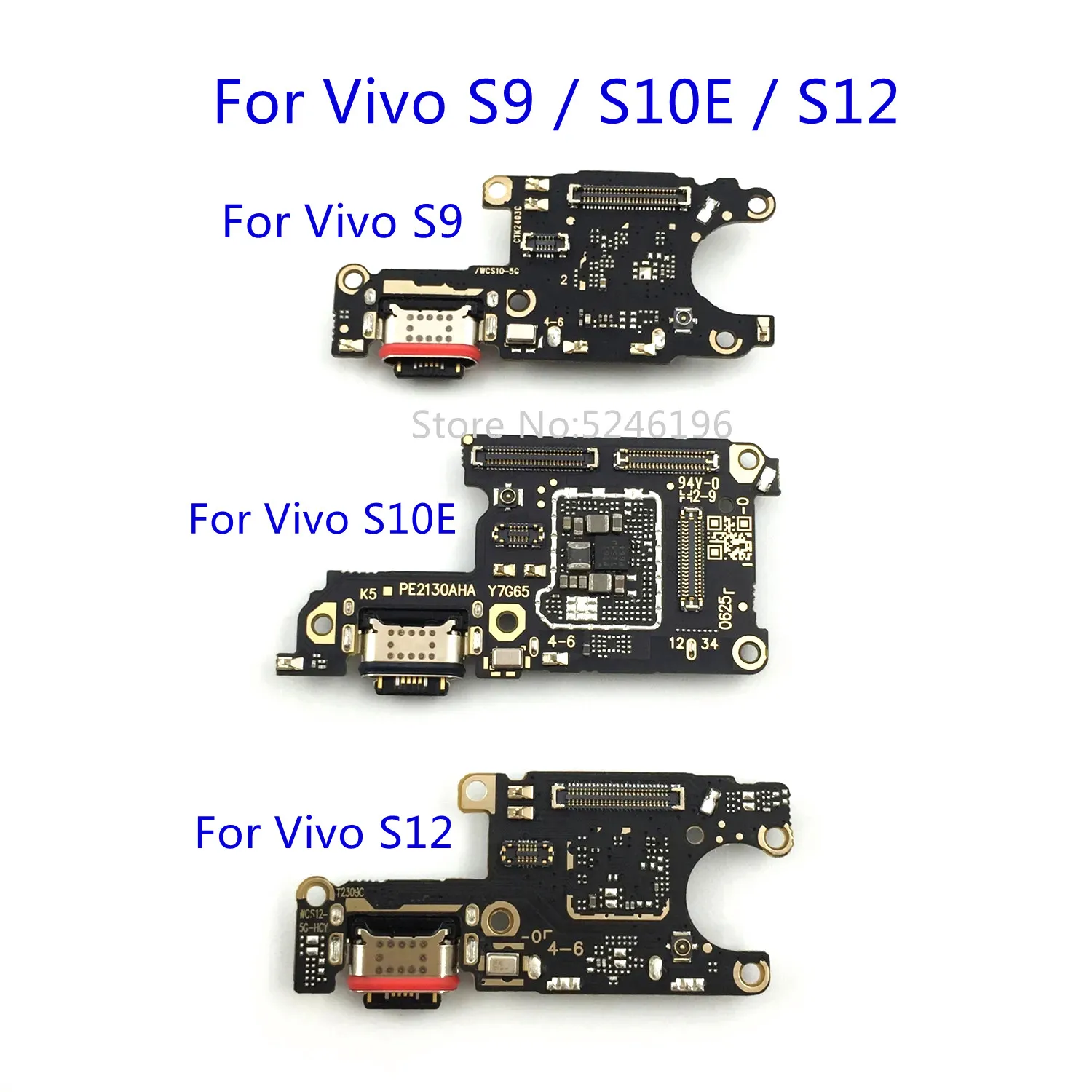 

1pcs USB Charging Port Charger Base Connector For Vivo S9 Vivo S10E Vivo S12 Replace Part