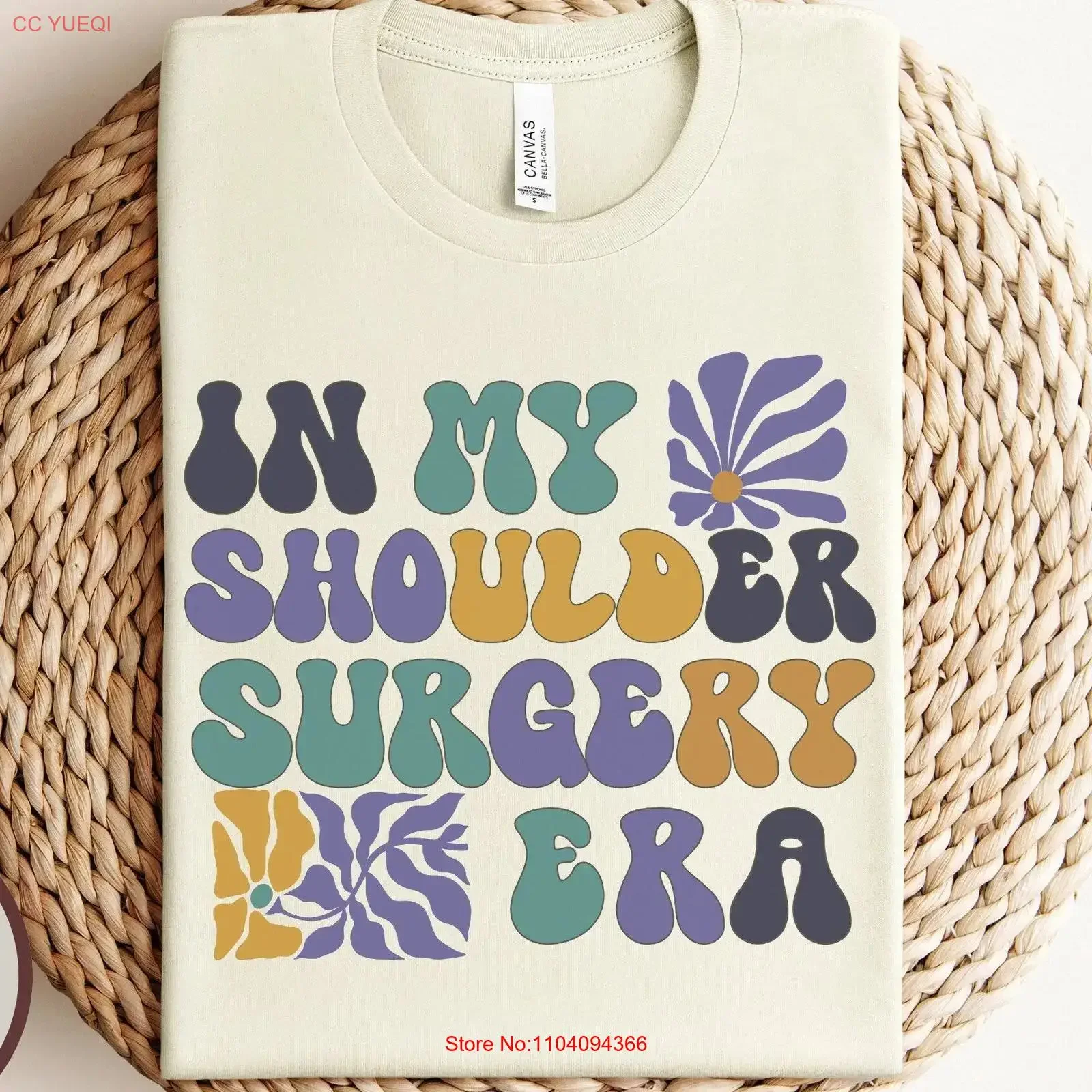 

Retro Shoulder Surgery T Shirt In my era ReplacemenT New gift vintage Washed Comfortable streetwear graphic Soft Casual fashion