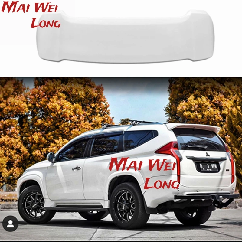 For Mitsubishi Pajero sport 2017 ABS Plastic Rear Trunk Wing Spoiler For Mitsubishi Pajero Spoiler 2016-2019