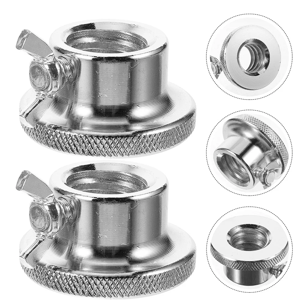

6Pcs Barbell Self-Locking Anti-Slip Nuts Cast Iron Dumbbell Lock Collar Durable Gym Equipment Safety Parts Barbell Lock Collars