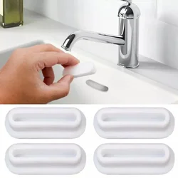 4pcs Silicagel Sink Overflow Cap Hole Cover Bathroom Oval Basin Trim Reusable Wash Basin Round Overflow Ring Plug