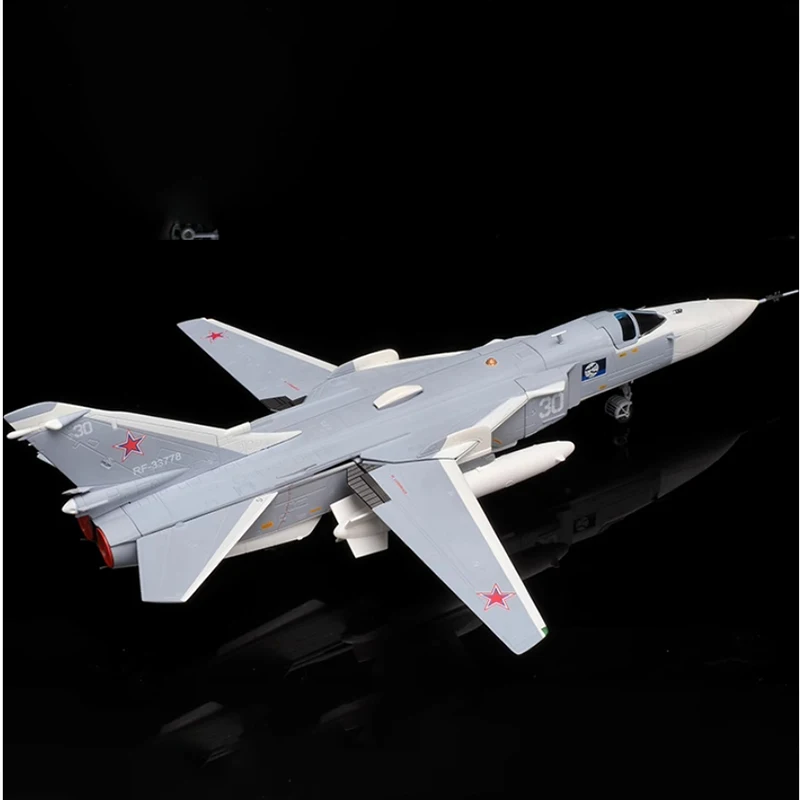 Diecast 1:72 Scale CA722411 Russian Su-24MR fighter model navy Finished alloy collection model variable sweep wing