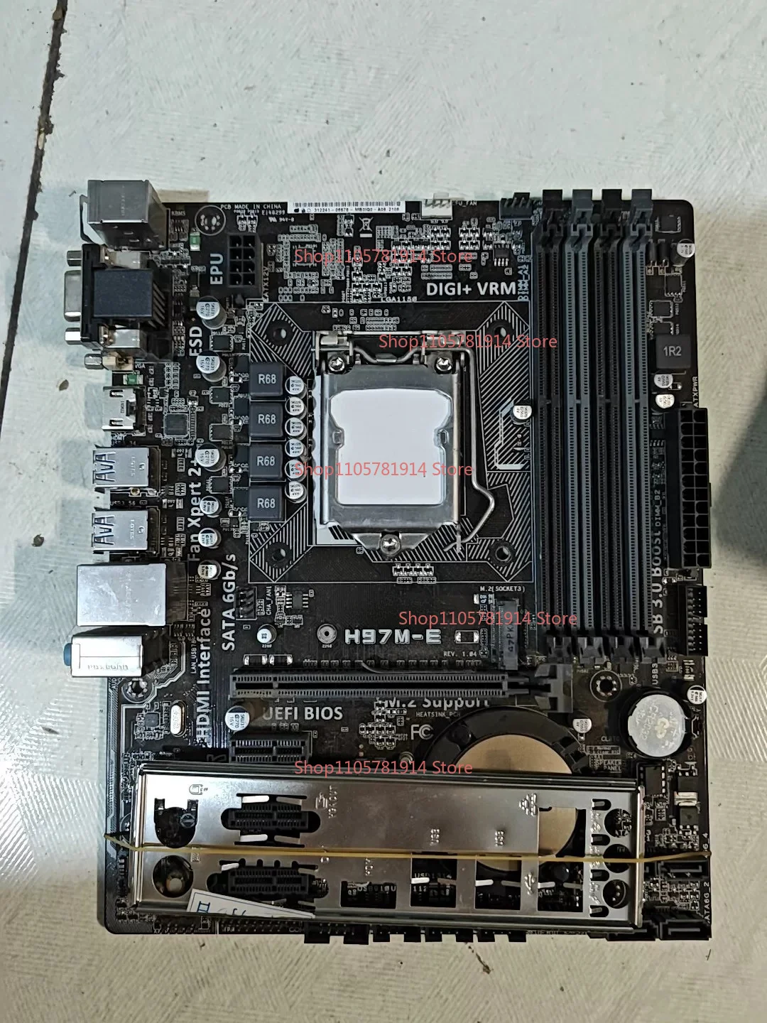For ASUS H97M-E Computer Main Board H97 Chipset, Support I5-4590 I7-4790 Processor