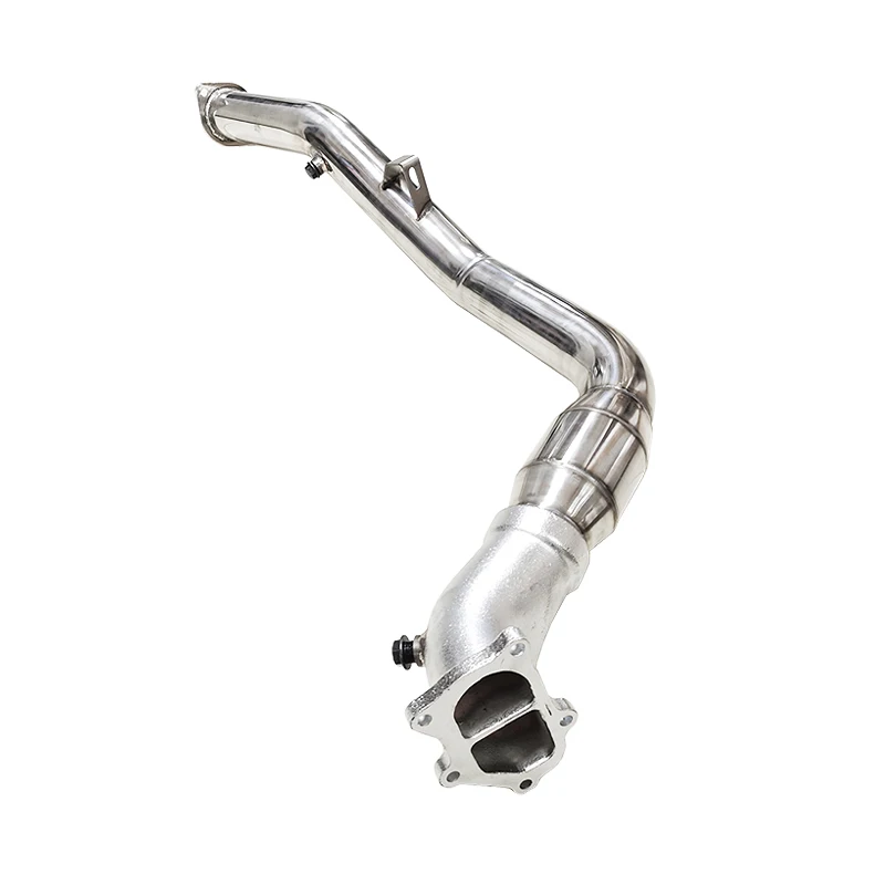أنبوب سفلي مع محول حفاز لـ SUBA*RU IMPREZ@ WRX STI 2008-14 EJ20 EJ25 3 "أنبوب سفلي توربو HIGHFLOW CAT