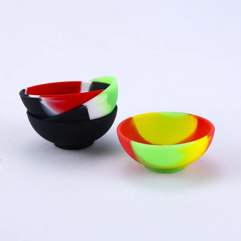 1pc Mini Silicone Bowls, Tobacco Silicone Bowl, Multicolored Pinch Bowls, Reusable Snack Bowls, Silicone Condiment Bowls