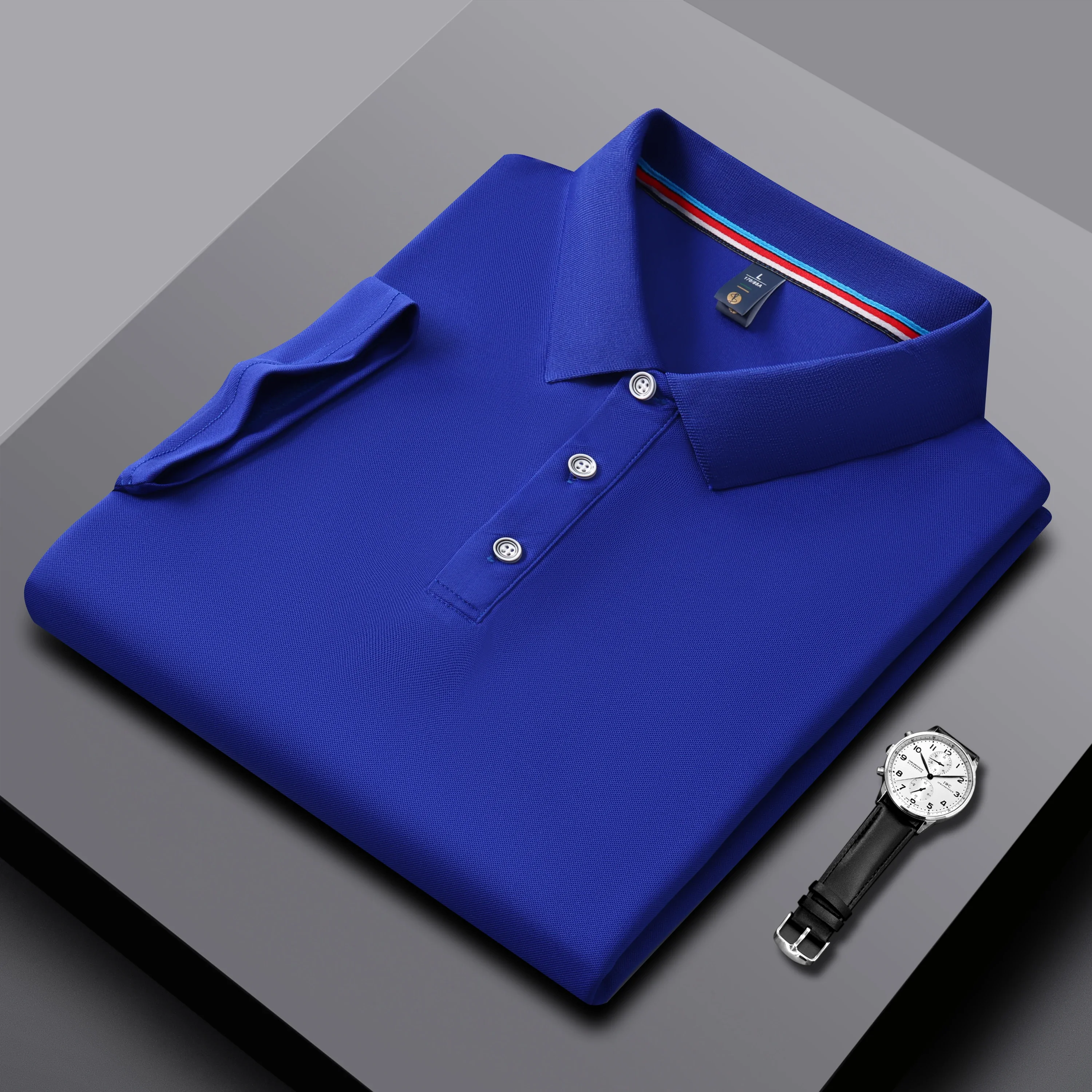 BMW Power Polo Shirt for Men Classic Logo Print 2026 Summer Breathable Short Sleeve Collared Tops for Casual Daily Golf Outfits - Image 5