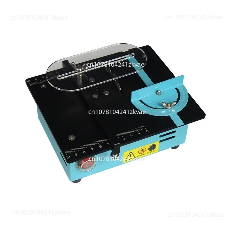 

Мини 96 Вт подъемный пробковый металлический настольный резак, микрополированная синяя маленькая настольная пила