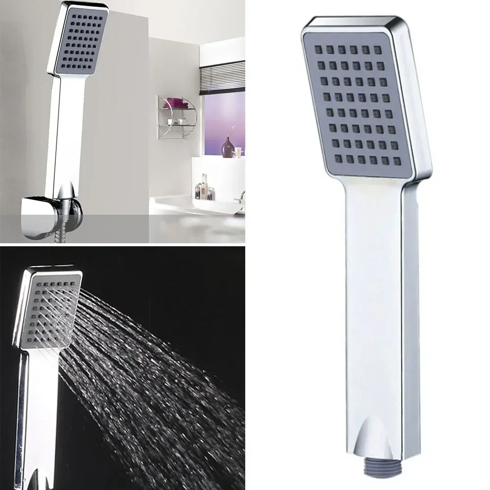 YTOM ABS Bathroom Hand Held Shower Sprayer High Pressure Shower Head Rainfall Universal Surface Chrome-plated Shower Head