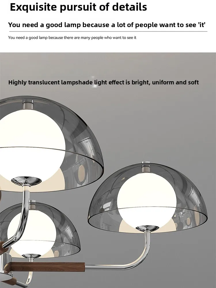 الثريا الاسكندنافية المعاصرة الإبداعية الفاخرة قلادة ضوء ديكور المنزل