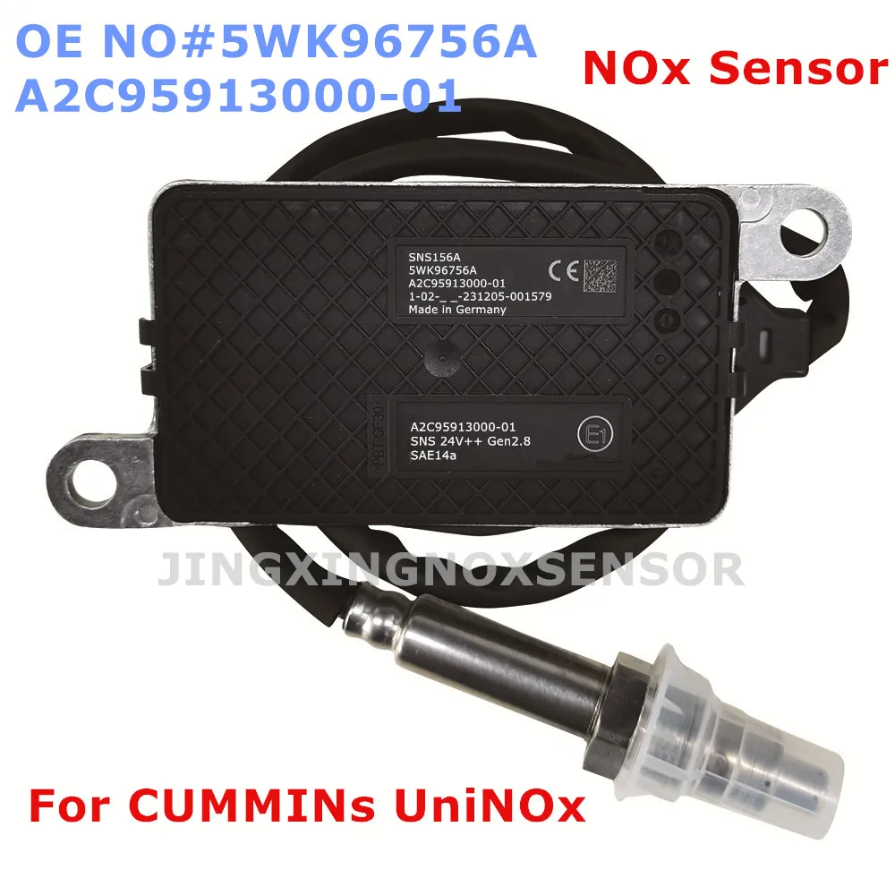 

5WK96756A 5WK96756 SNS156A Original NEW Nitrogen Oxide NOx Sensor 24V For Cummins UNINOX Car Trunk Excavator