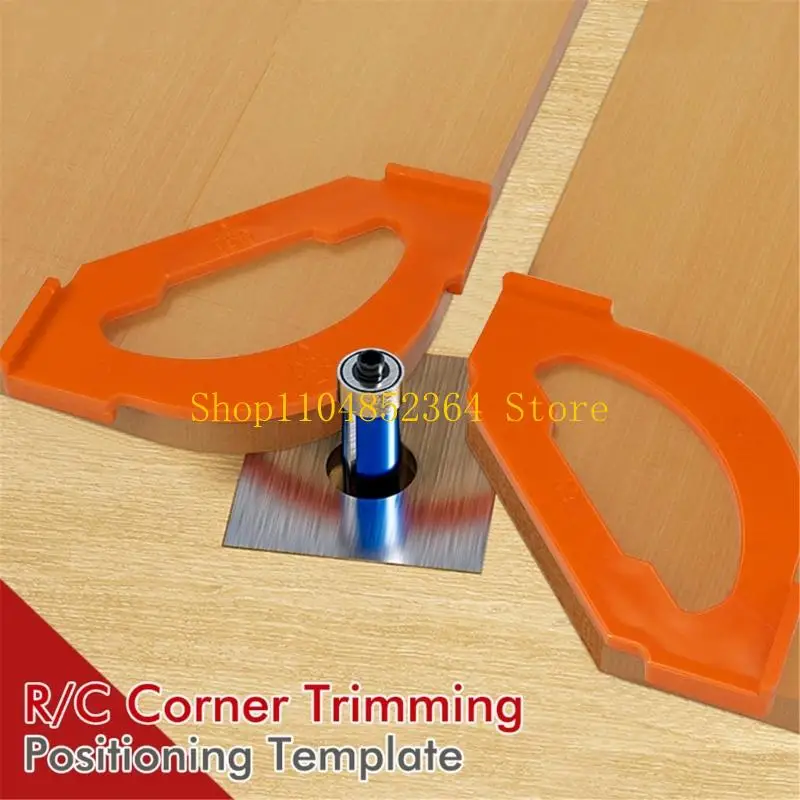 652F Pack of 4 Quick Positioning Radius Jigs for Woodworking and Furniture DIY Craft