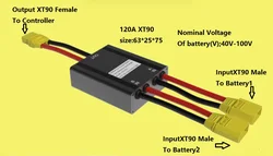 Double Battery Discharge Converter For E-bike 20A/30A/40A Dual Battery Pack Switch Balancer 24-72VDC Module Balanced Discharge