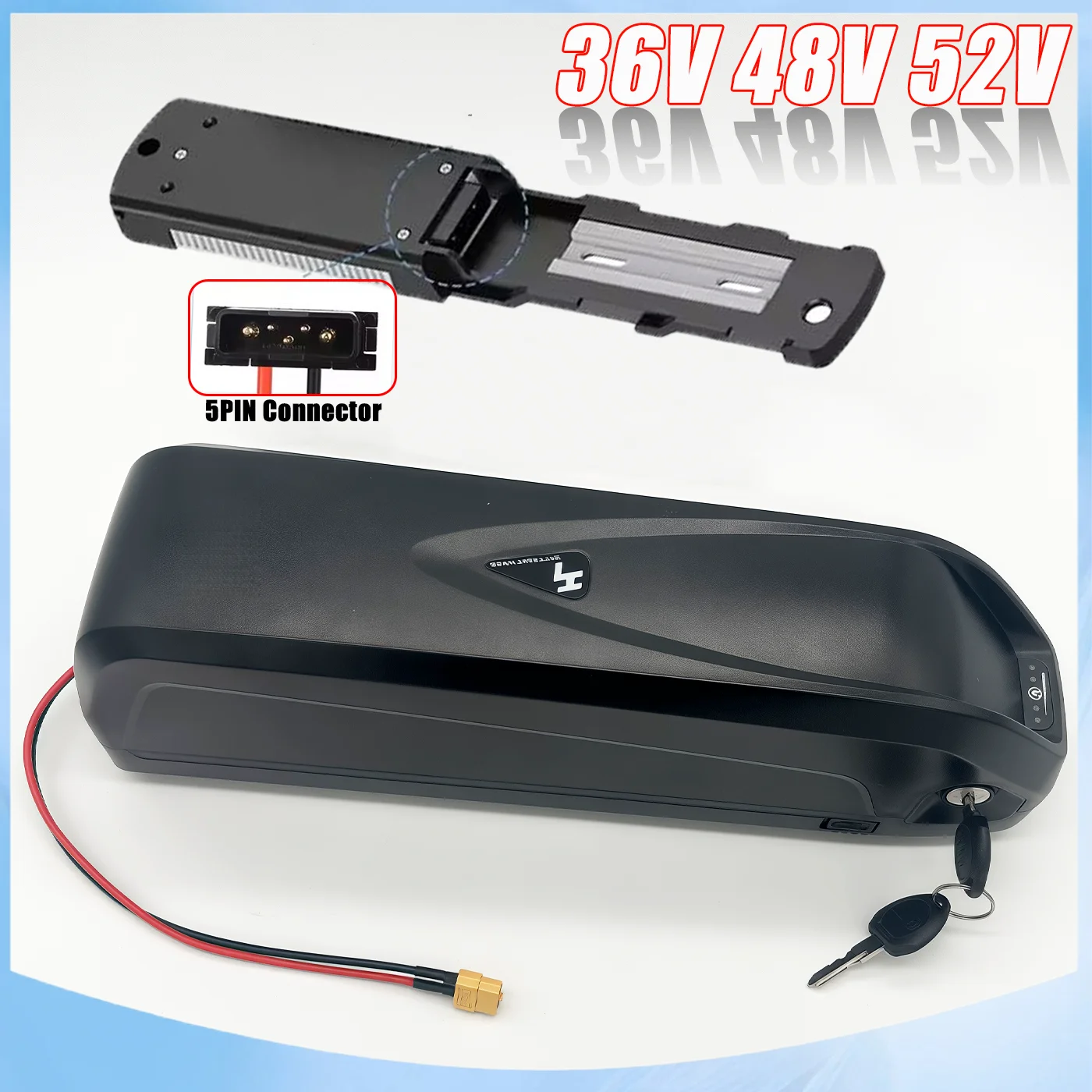 

Original 48V Hailong 36V high quality 18650 Brand 21Ah Battery Customizable Plug For 300W 450 750W 1200W 1500W Motor +Charger