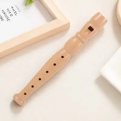 Clarinette en bois à 6 trous pour enfants, réaliste, exquise, Portable, Durable, facile à utiliser, pratique pour débutants, Instrument à vent Simple