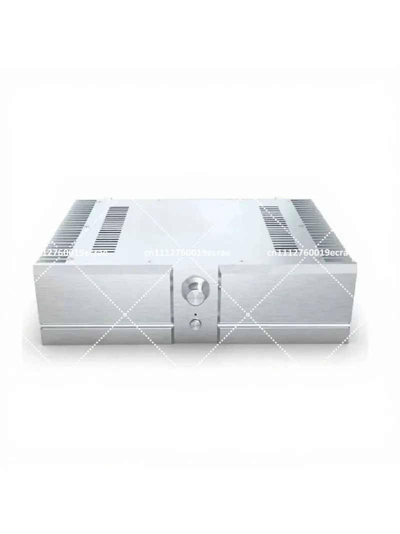 Silver Full Aluminum Amplifier Chassis DIY 120mm Height Case Power Amp Enclosure Box for HIFI Audio