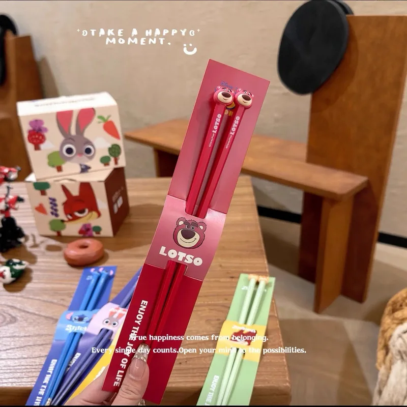 لطيف Zootopia عيدان عالية الجمالية حزمة شخص واحد المضادة للانزلاق زوجين عيدان أنيمي الكرتون تحت عنوان الملحقات