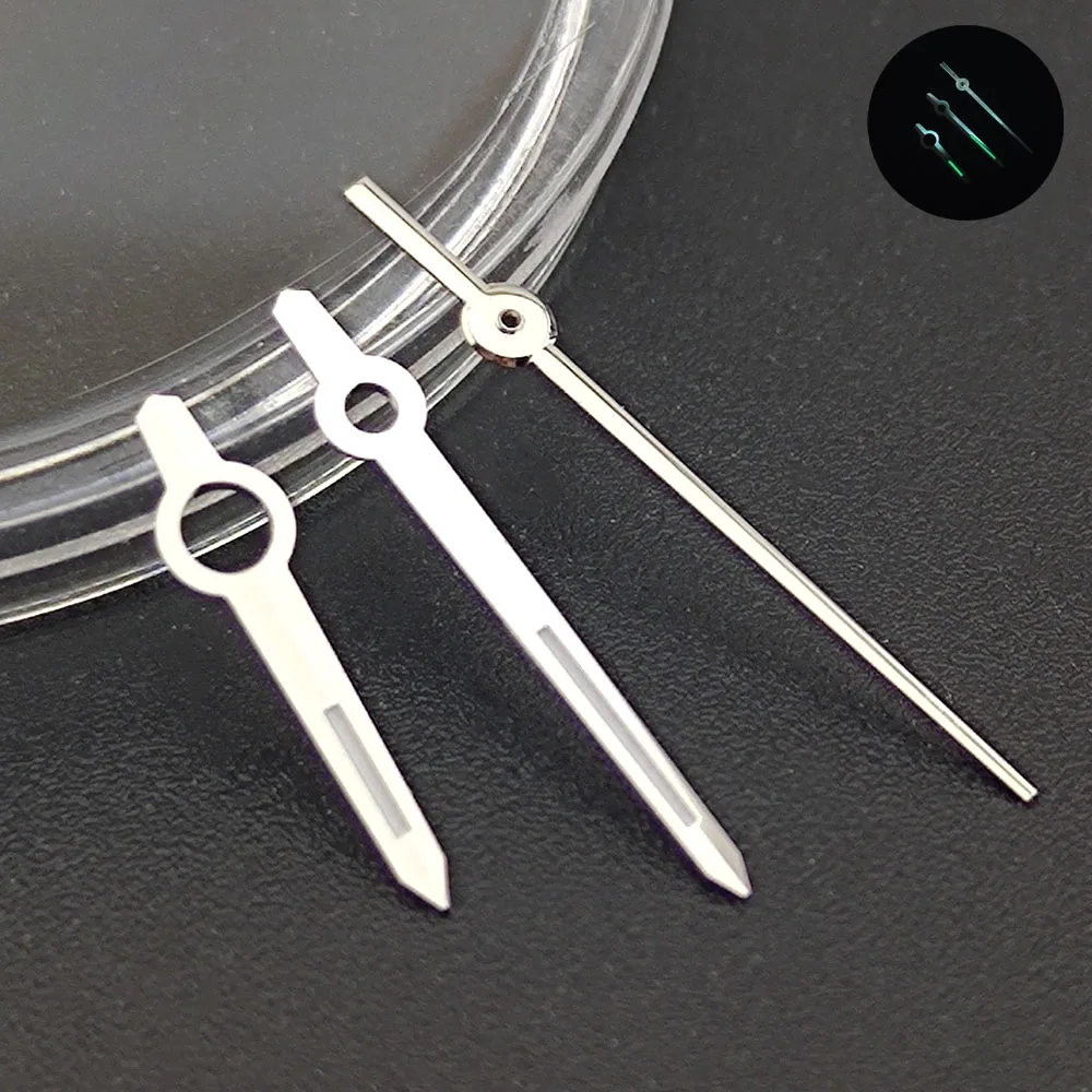 Watch hands green luminous hands fit NH35 NH36 ETA 2836 2824 Miyota 8205 8215 821A Mingzhu DG 2813 3804 movement