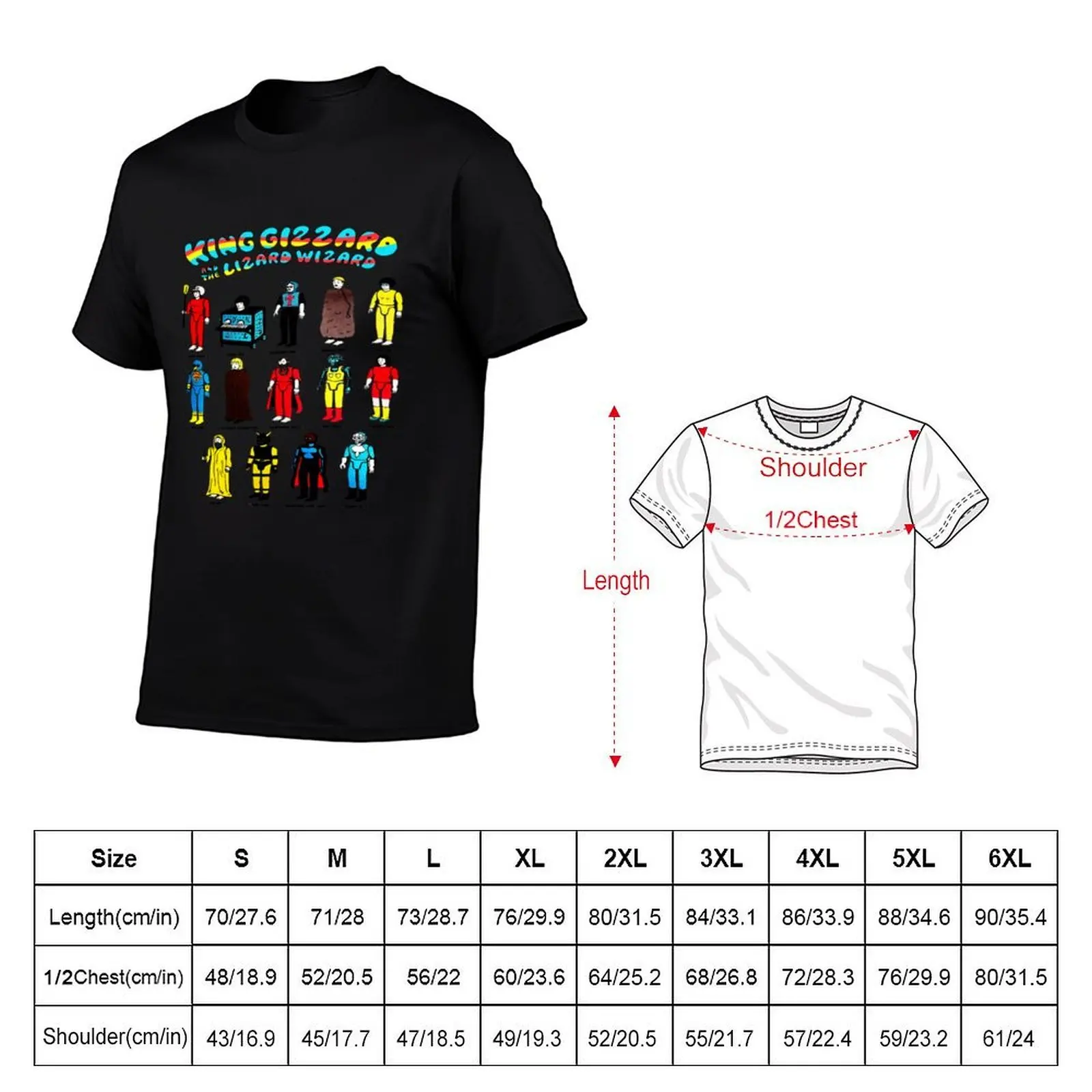 King Gizzard And The Lizard Wizard Toys T-Shirt funny t shirts man t shirt man casual t shirt man cotton T-shirt